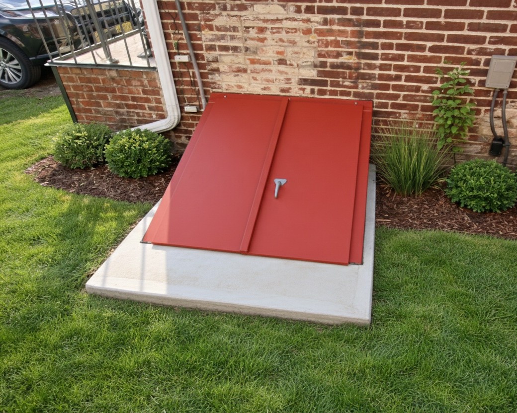 steelway angled cellar door