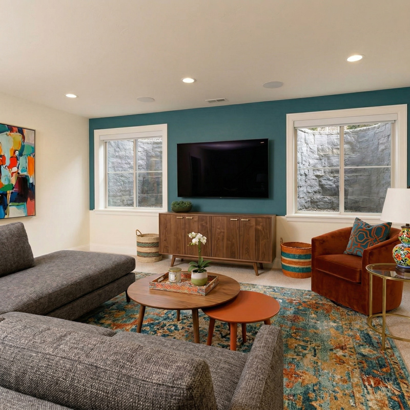  basement living space