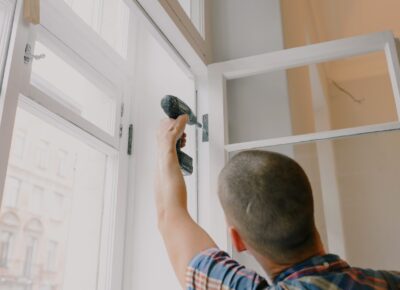 egress window installer with drill