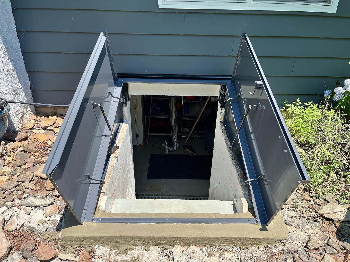 egress solutions egress basement window open