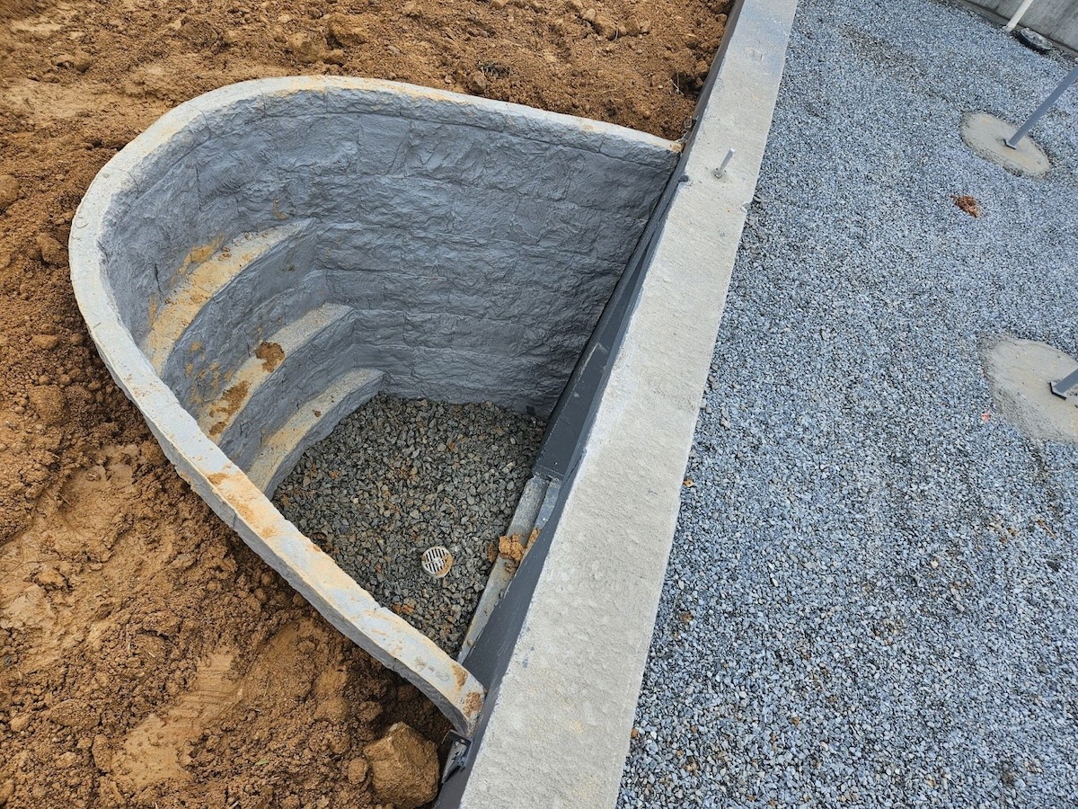 rockwell egress window well installation new foundation how to support a collapsing window well egress solutions south jersey